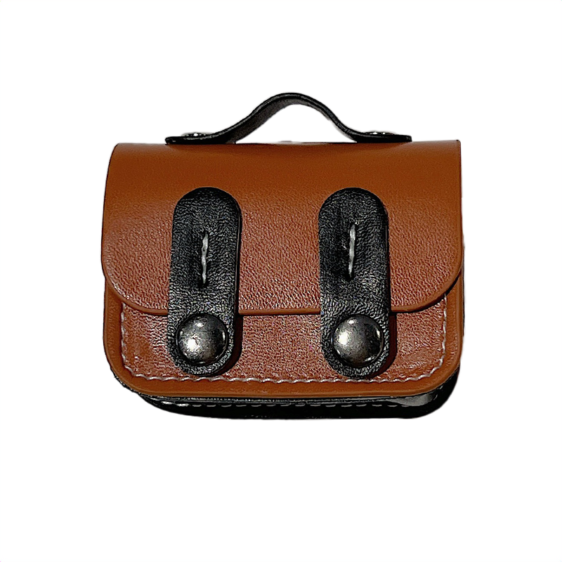 ダブルボタンレザーケース【AirPods(エアーポッズ)】