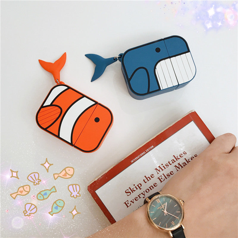 オーシャンアニマルシリコンケース【AirPods(エアーポッズ)】