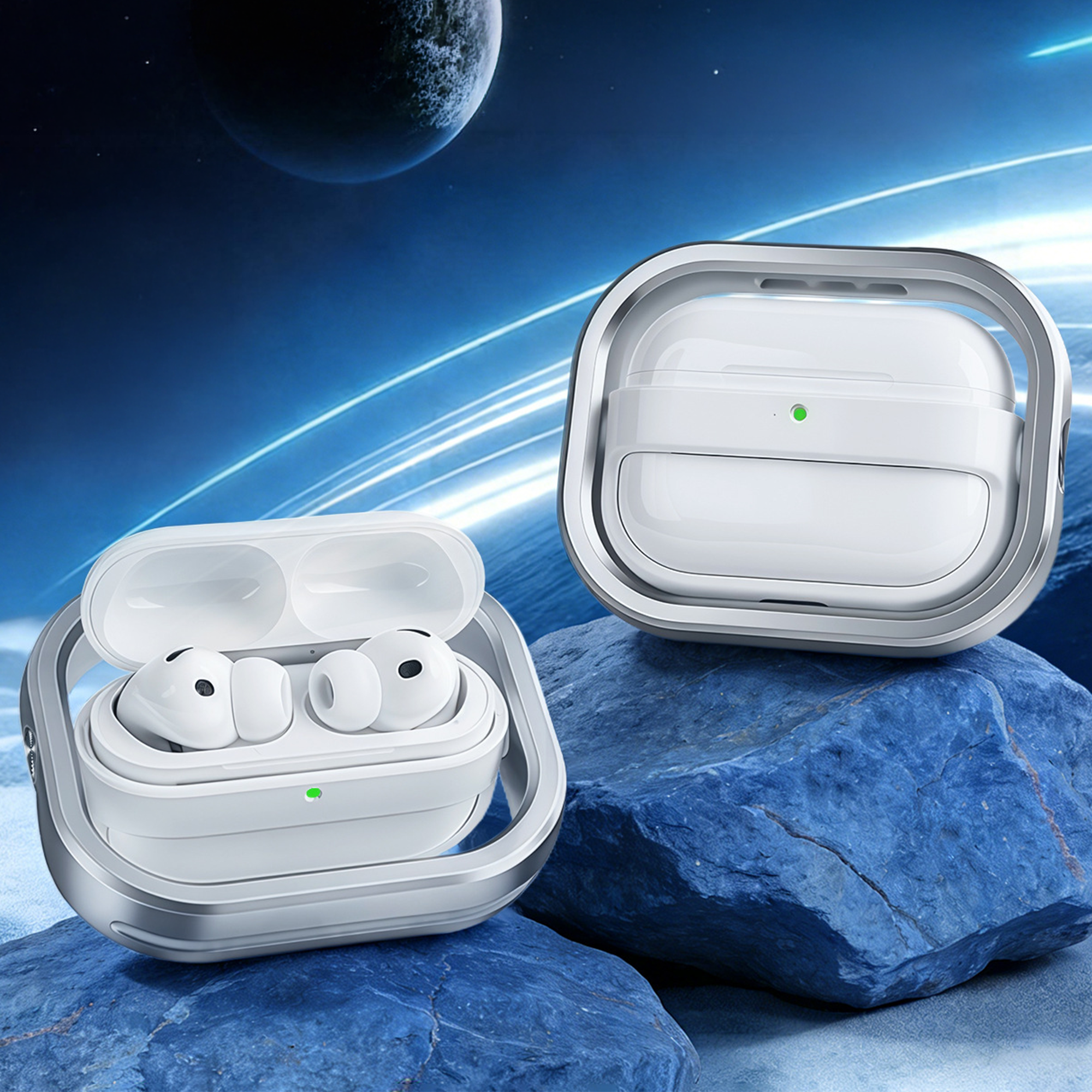 スピンホルダーメタルケース【AirPods(エアーポッズ)】