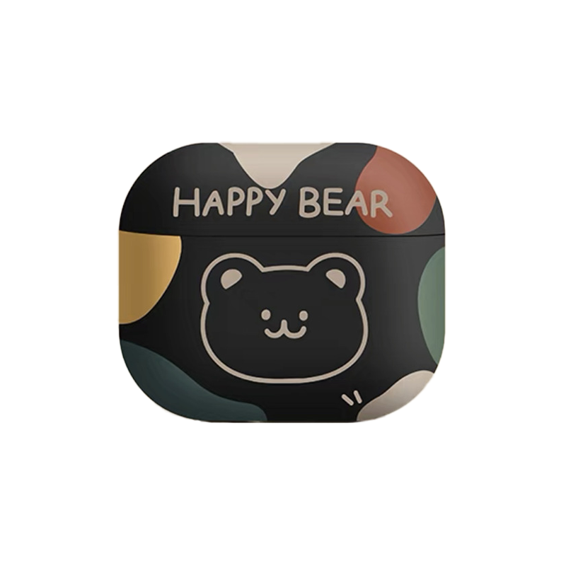ハッピーベアTPUケース【AirPods(エアーポッズ)】