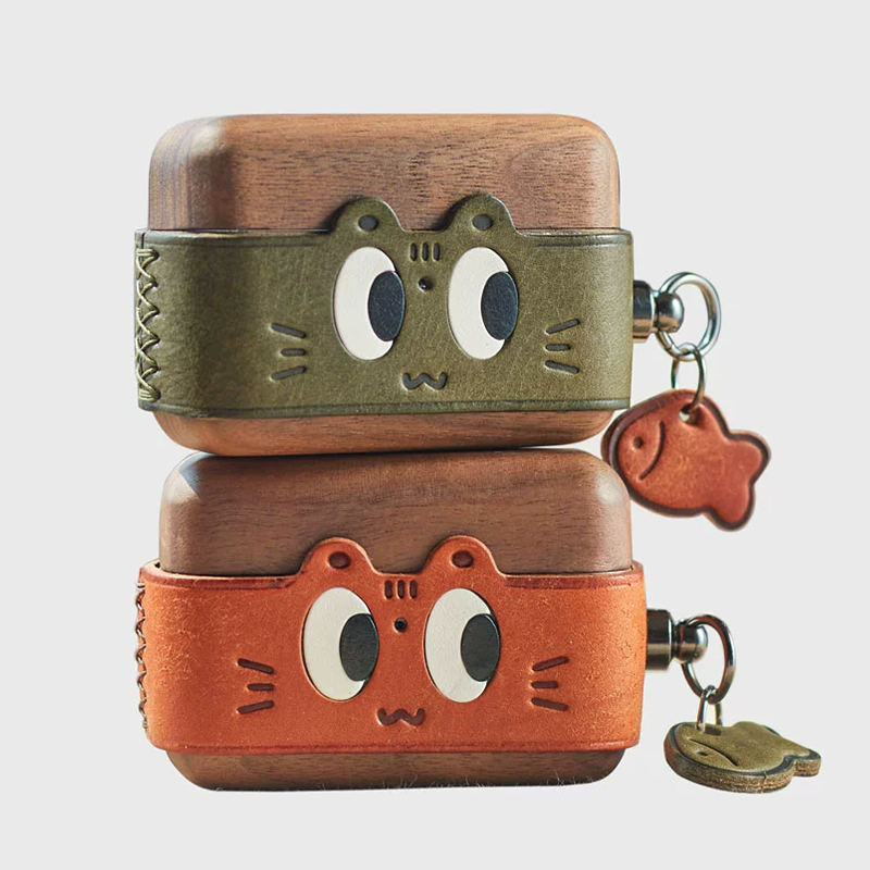 キャットフェイスプレミアムケース【AirPods(エアーポッズ)】