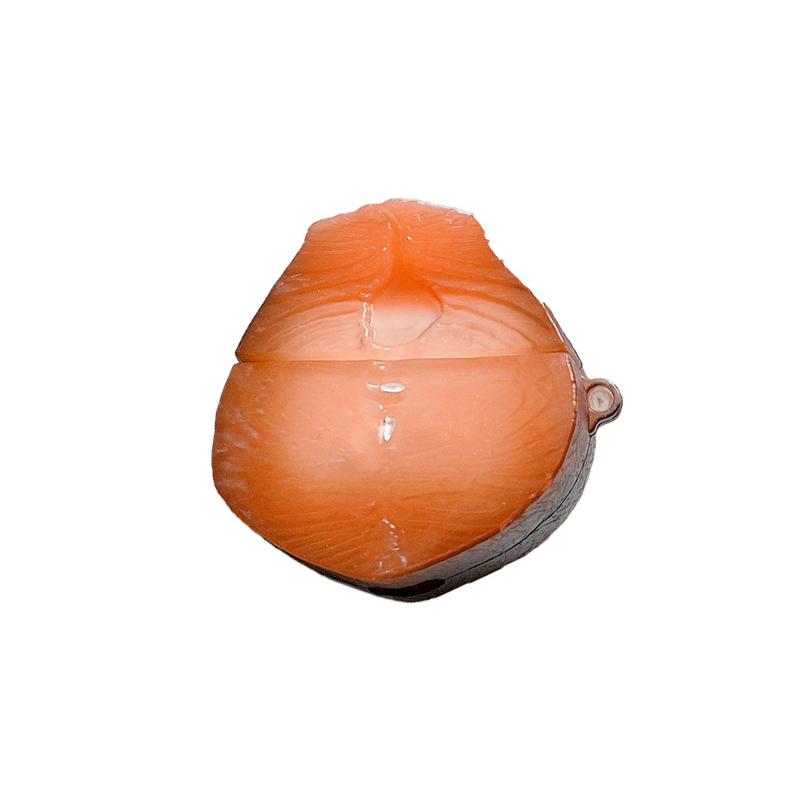 リアルサーモンブロックケース【AirPods(エアーポッズ)】