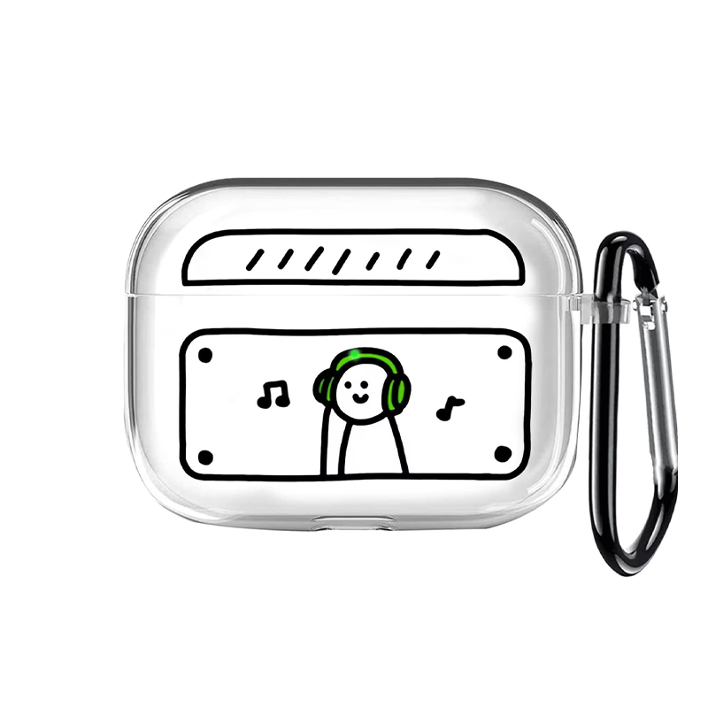 ヒアリングミュージックTPUケース【AirPods(エアーポッズ)】