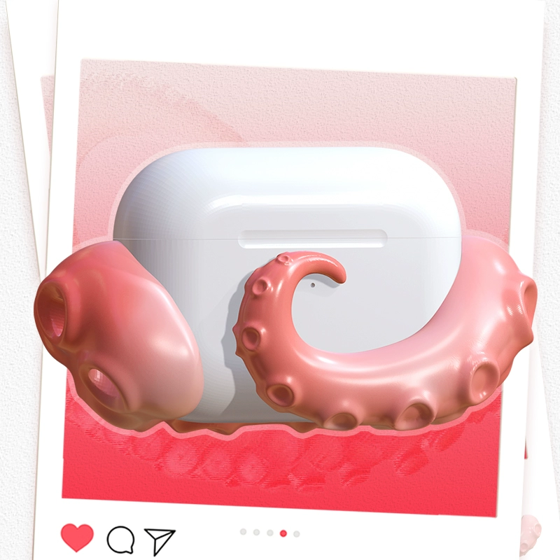 オクトパステンタクルプレミアムケース【AirPods(エアーポッズ)】