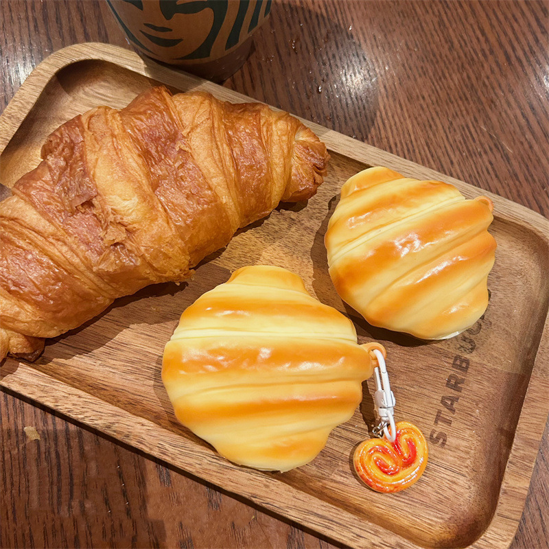 クロワッサンシリコンケース【AirPods(エアーポッズ)】