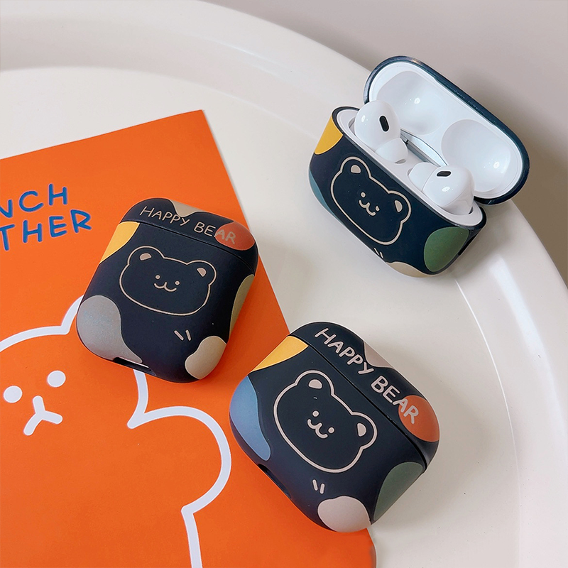 ハッピーベアTPUケース【AirPods(エアーポッズ)】
