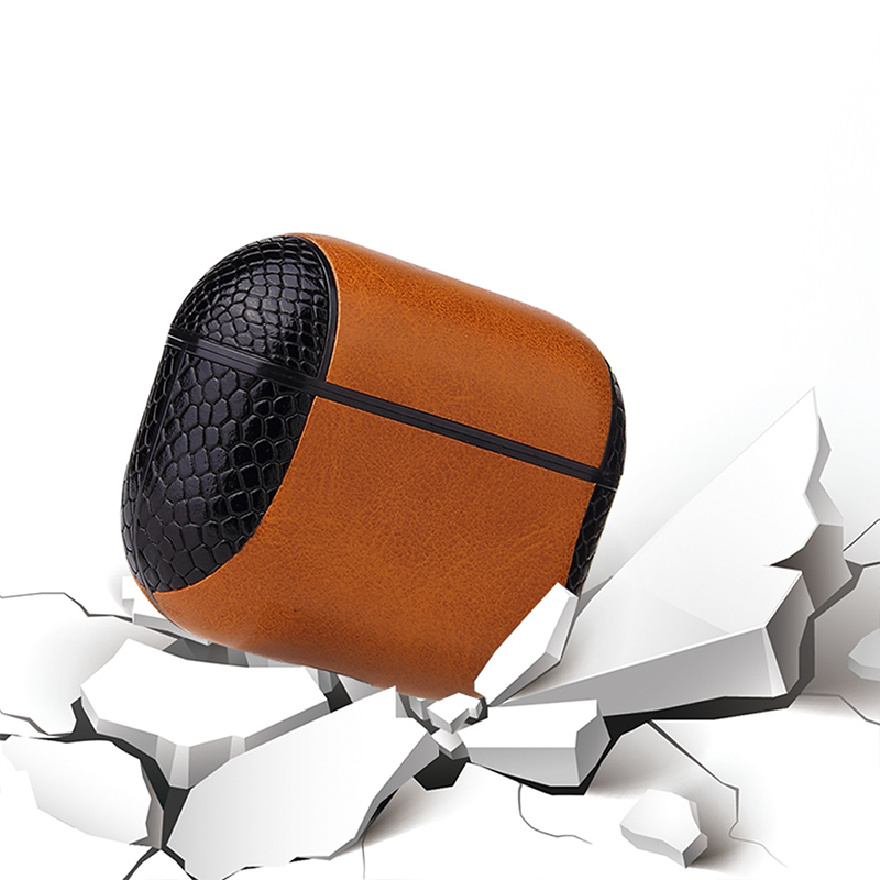 スネークレザーデザインケース【AirPods(エアーポッズ)】