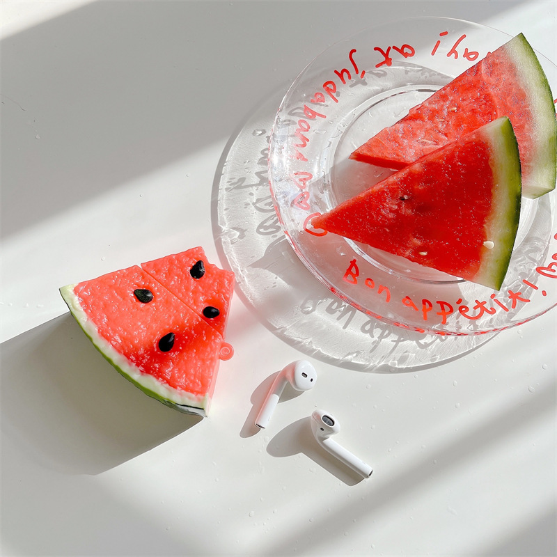 スイカシリコンケース【AirPods(エアーポッズ)】