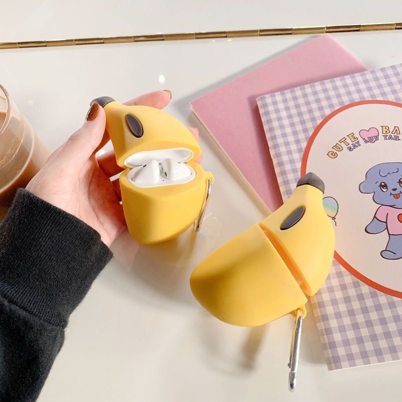 バナナシリコンケース【AirPods(エアーポッズ)】