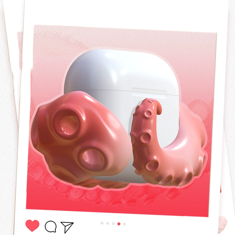 オクトパステンタクルプレミアムケース【AirPods(エアーポッズ)】