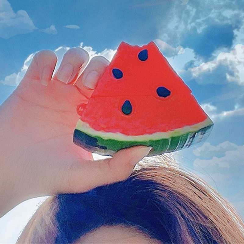 スイカシリコンケース【AirPods(エアーポッズ)】