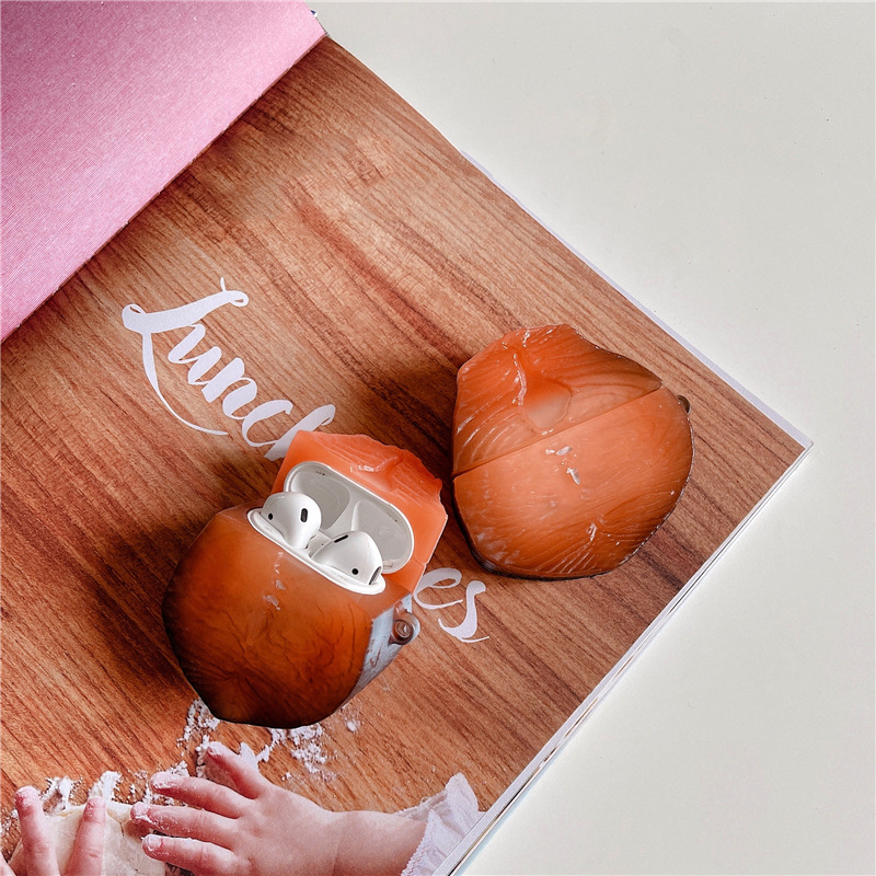 リアルサーモンブロックケース【AirPods(エアーポッズ)】