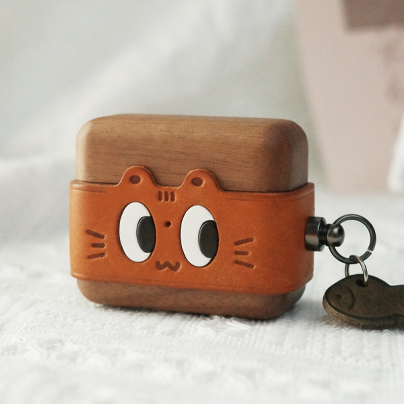 キャットフェイスプレミアムケース【AirPods(エアーポッズ)】