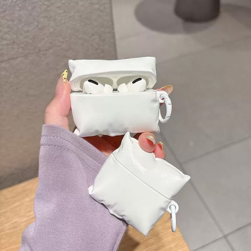 ホワイトピローケース【AirPods(エアーポッズ)】