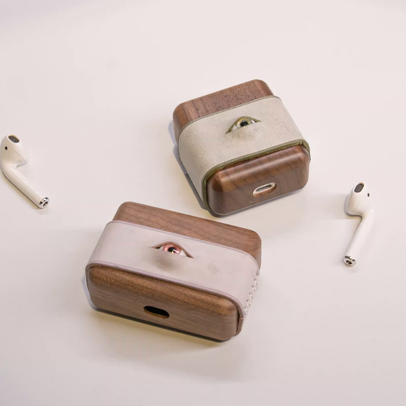 レザークリーピーアイケース【AirPods(エアーポッズ)】