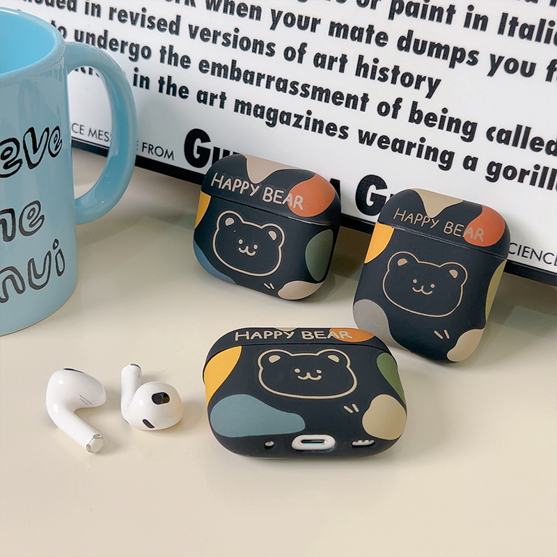 ハッピーベアTPUケース【AirPods(エアーポッズ)】