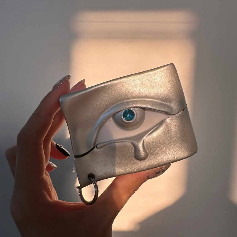 シルバーワンアイプレミアムケース【AirPods(エアーポッズ)】