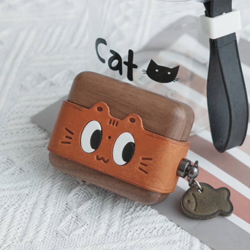 キャットフェイスプレミアムケース【AirPods(エアーポッズ)】