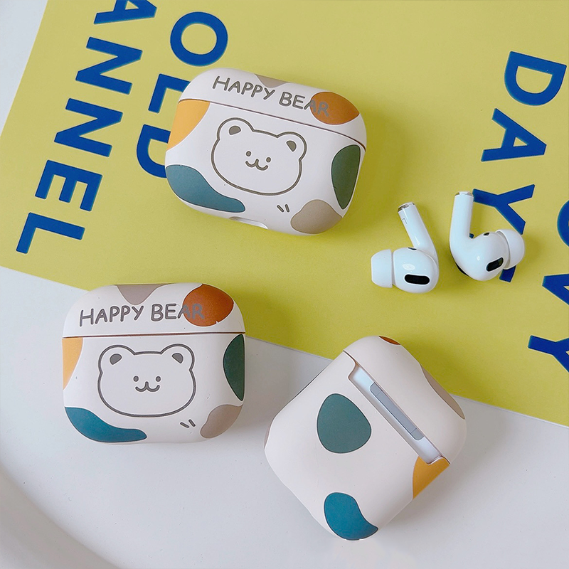 ハッピーベアTPUケース【AirPods(エアーポッズ)】