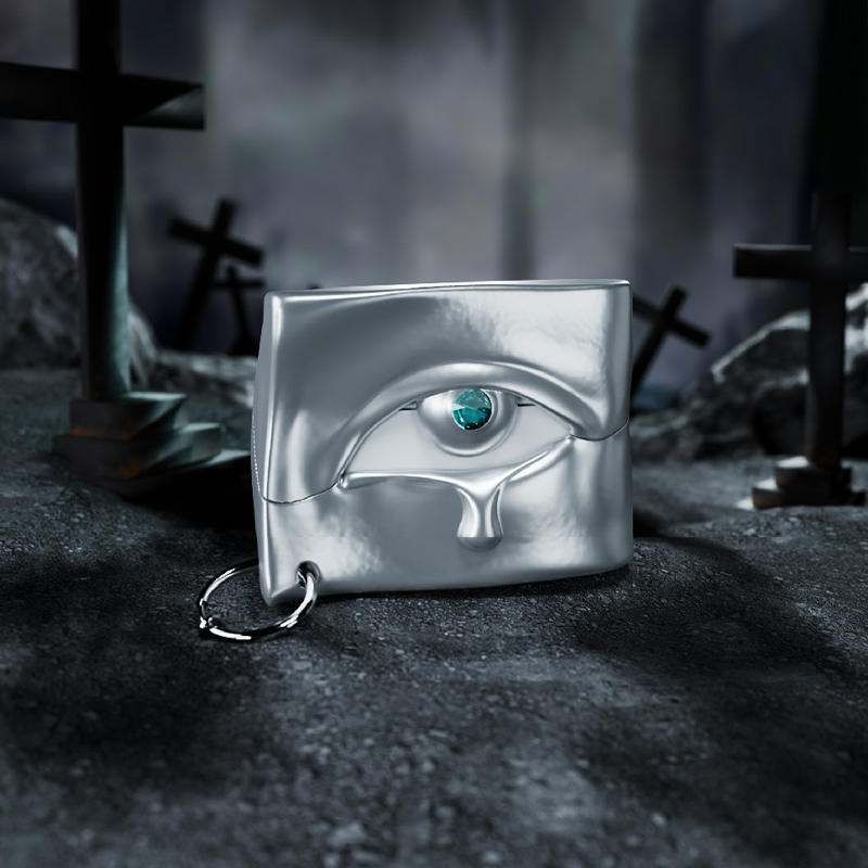 シルバーワンアイプレミアムケース【AirPods(エアーポッズ)】