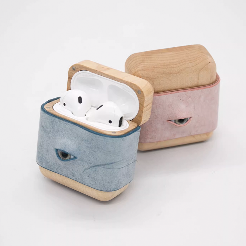 レザークリーピーアイケース【AirPods(エアーポッズ)】