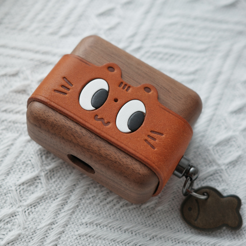 キャットフェイスプレミアムケース【AirPods(エアーポッズ)】