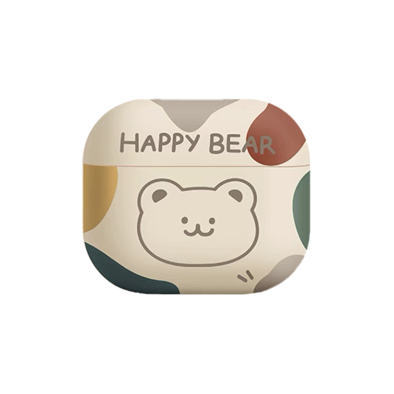 ハッピーベアTPUケース【AirPods(エアーポッズ)】