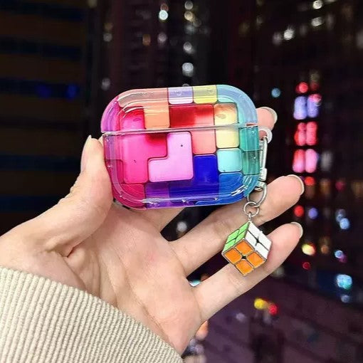 キューブデザインIMDケース【AirPods(エアーポッズ)】