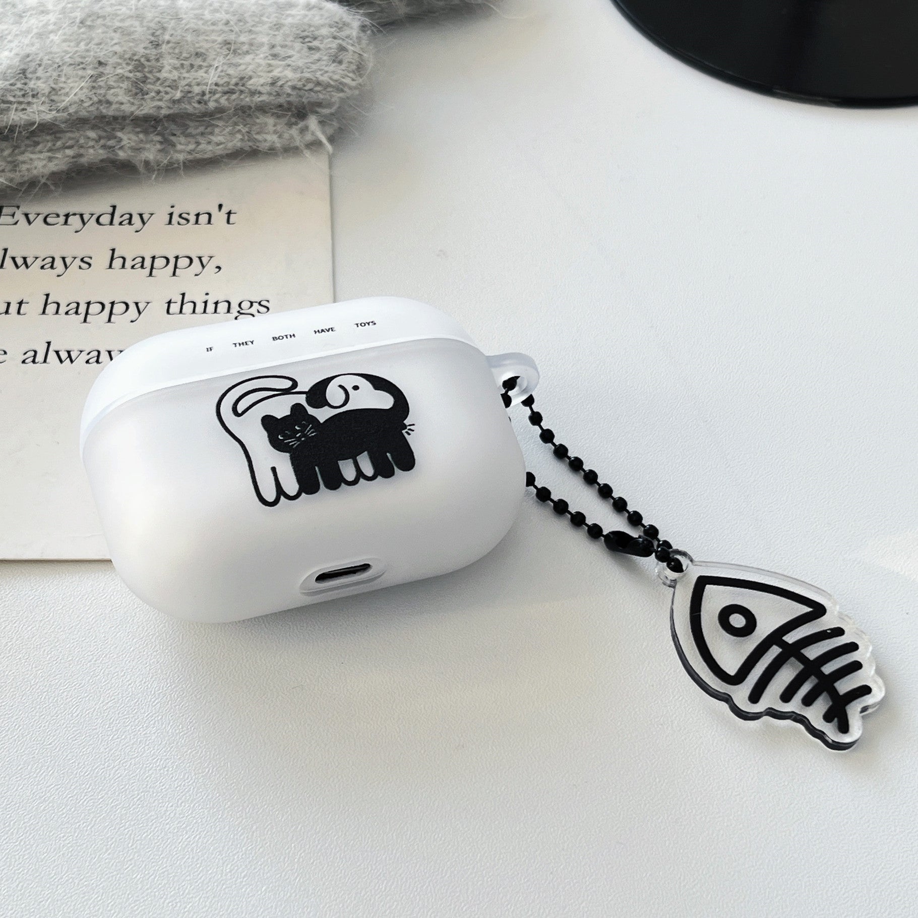 キャットアンドドッグハグケース【AirPods(エアーポッズ)】