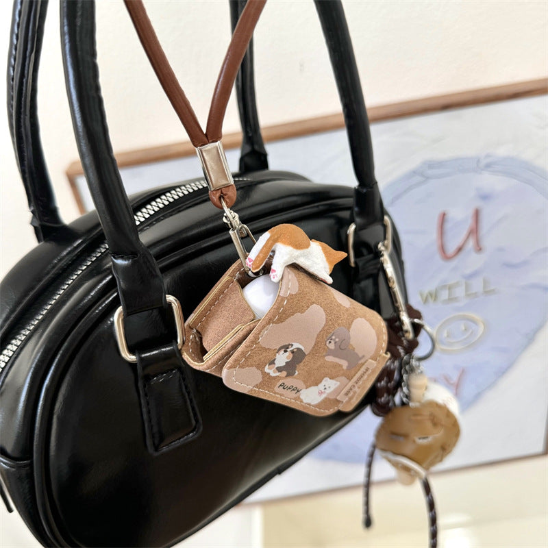 レザーパピーキャットフィギュアケース【AirPods(エアーポッズ)】