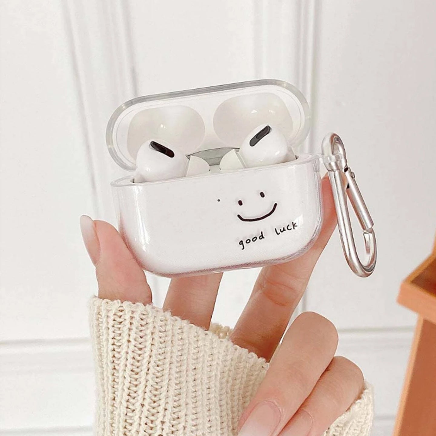 グッドラックスマイルケース【AirPods(エアーポッズ)】