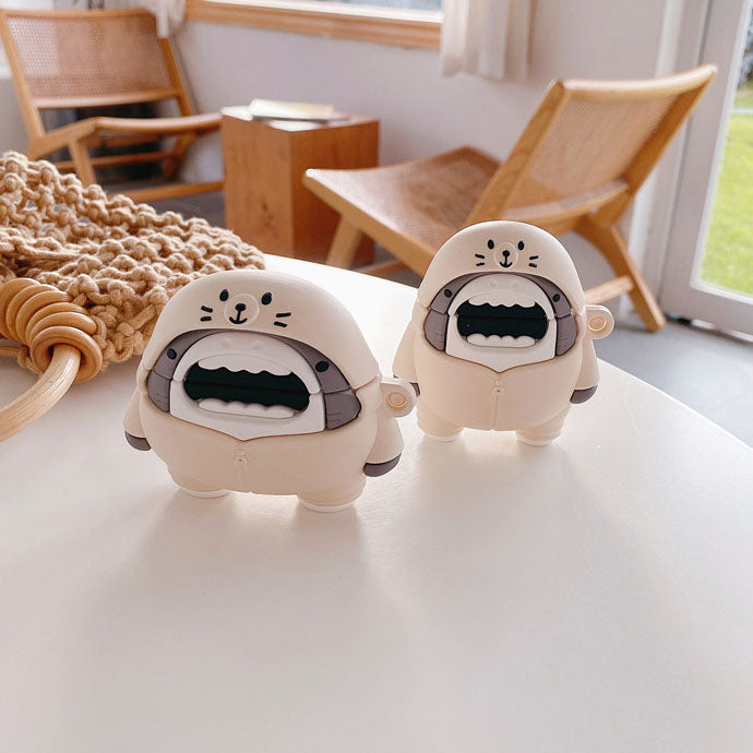 シャークアザラシケース【AirPods(エアーポッズ)】