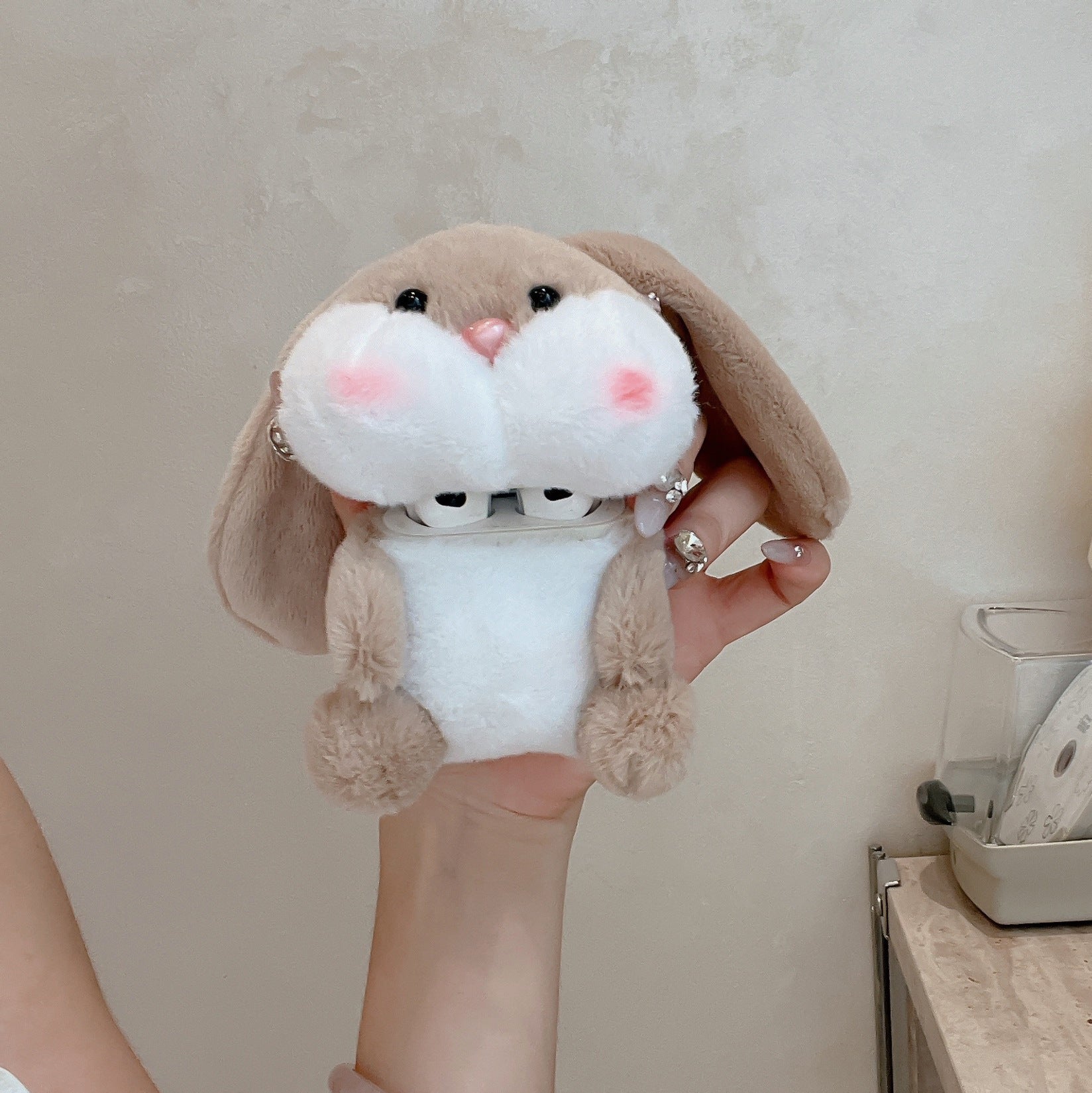 プラッシュバニーケース【AirPods(エアーポッズ)】