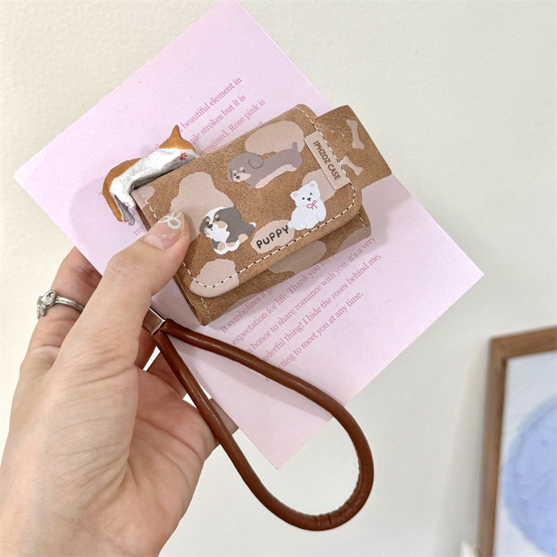 レザーパピーキャットフィギュアケース【AirPods(エアーポッズ)】