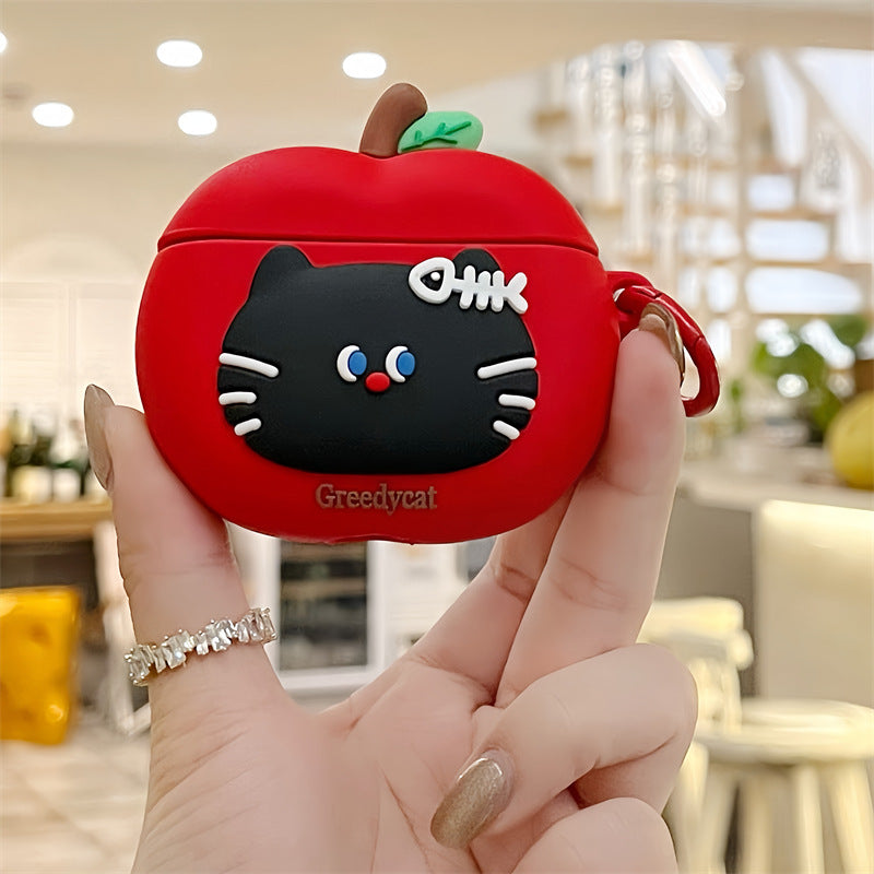 アップルキャットシリコンケース【AirPods(エアーポッズ)】