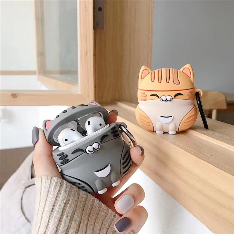 キュートファットキャットケース【AirPods(エアーポッズ)】