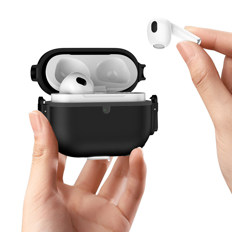 フリップロックシリコンケース【AirPods(エアーポッズ)】