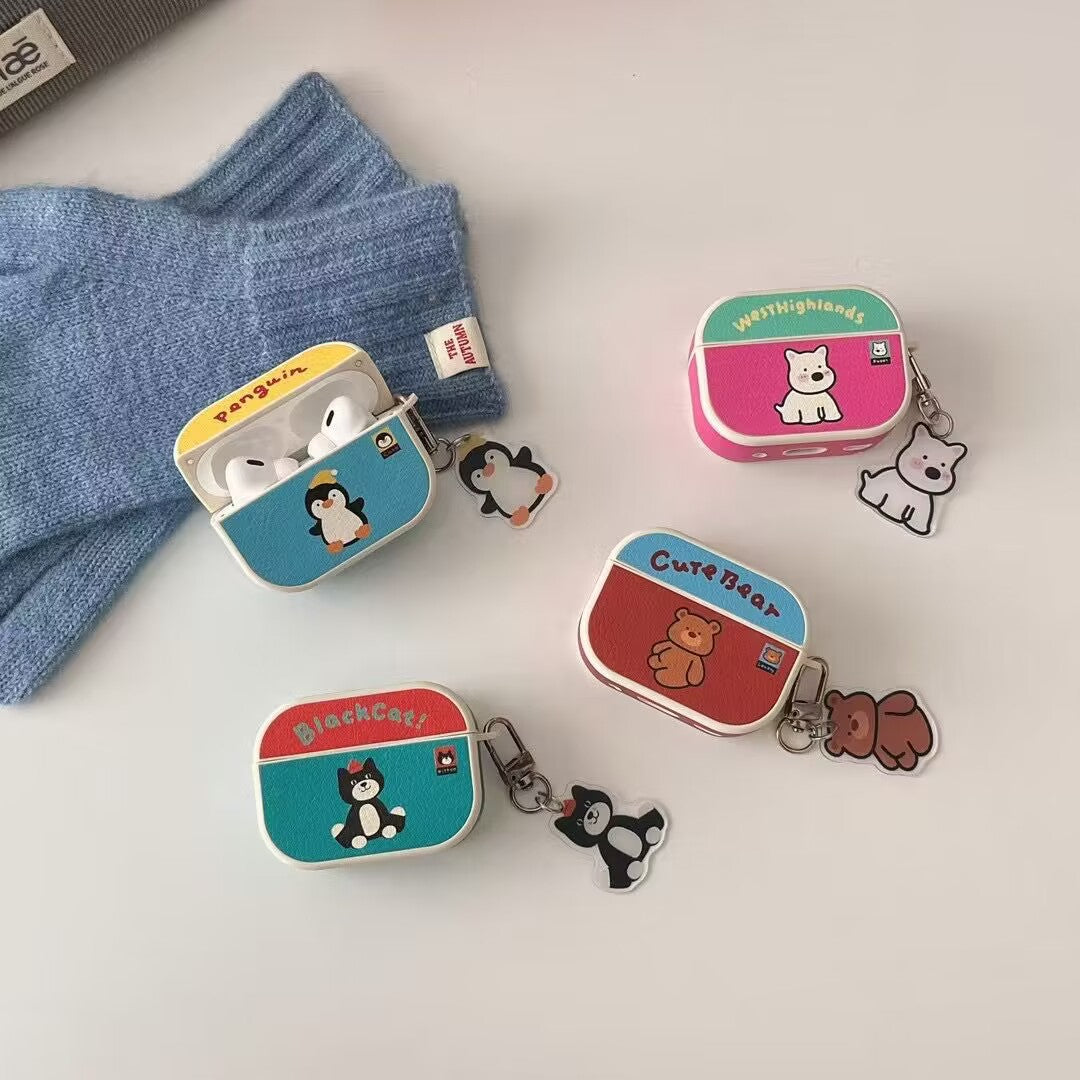 アニマルレザーポップケース【AirPods(エアーポッズ)】