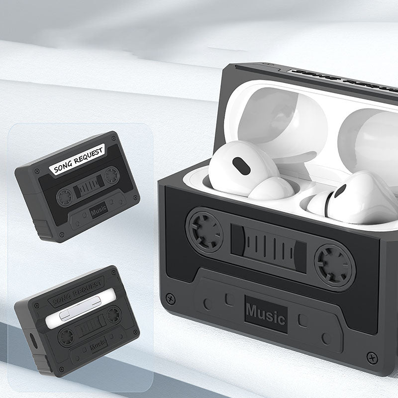 レトロカセットシリコンケース【AirPods(エアーポッズ)】