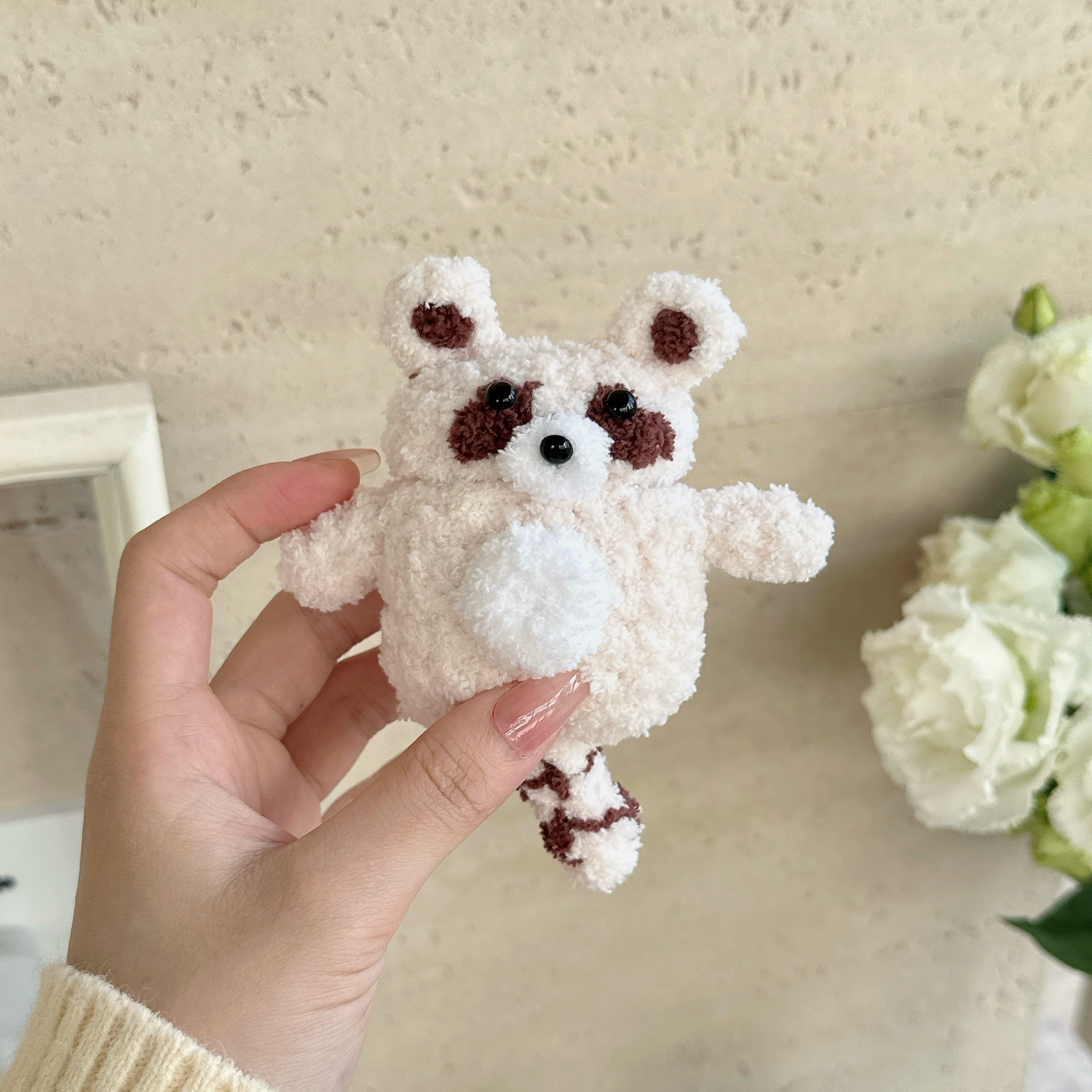 プラッシュアライグマケース【AirPods(エアーポッズ)】