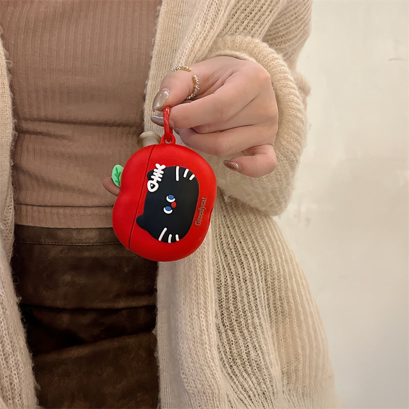 アップルキャットシリコンケース【AirPods(エアーポッズ)】