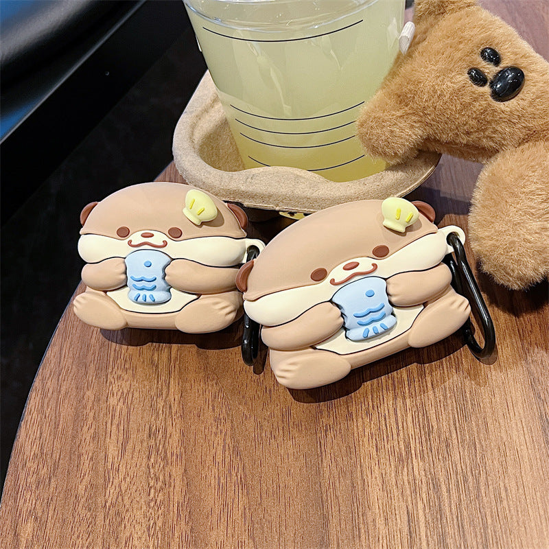 シェルカワウソシリコンケース【AirPods(エアーポッズ)】