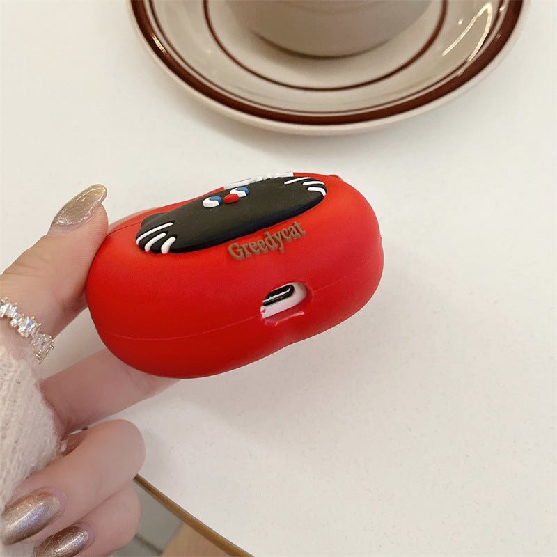 アップルキャットシリコンケース【AirPods(エアーポッズ)】
