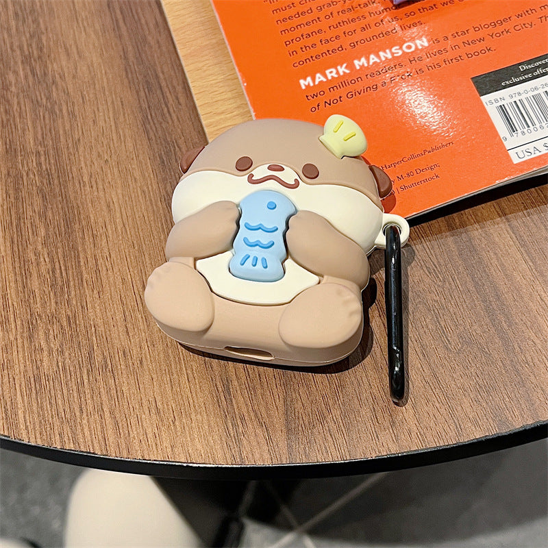 シェルカワウソシリコンケース【AirPods(エアーポッズ)】