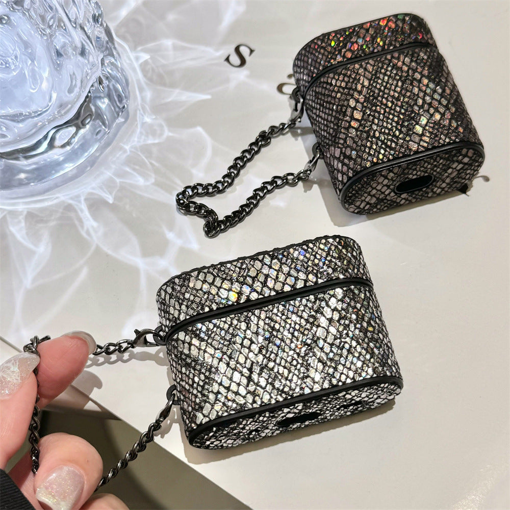 スネークレザーPCケース【AirPods(エアーポッズ)】