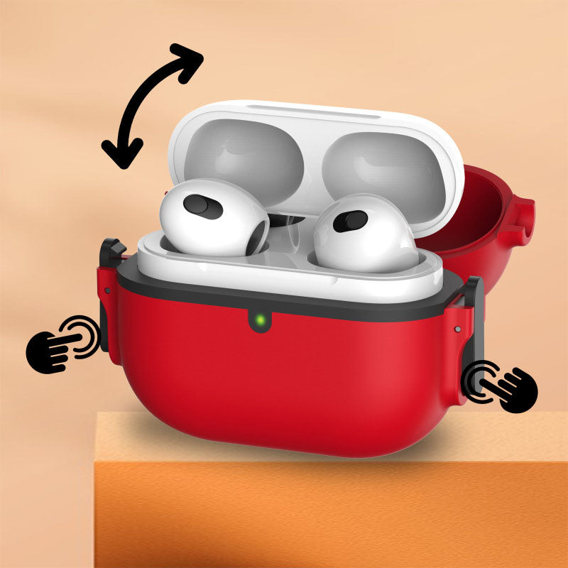 フリップロックシリコンケース【AirPods(エアーポッズ)】