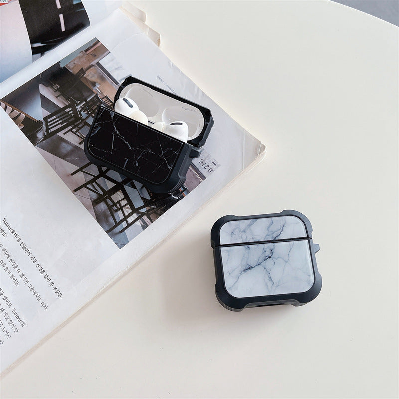 マーブルガラスシェルケース【AirPods(エアーポッズ)】
