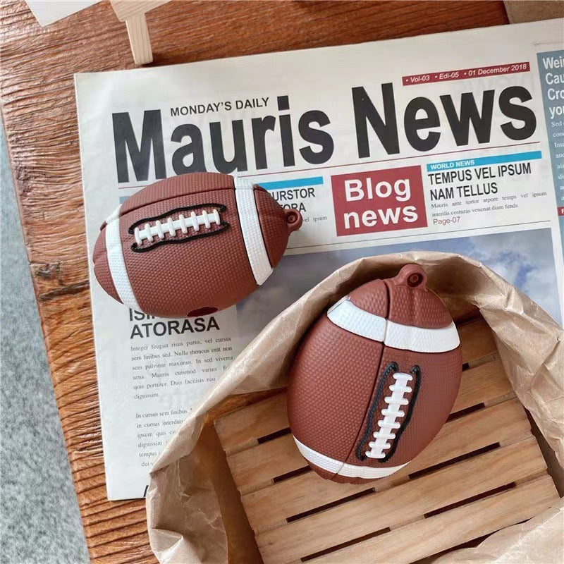 ラグビーボールデザインケース【AirPods(エアーポッズ)】