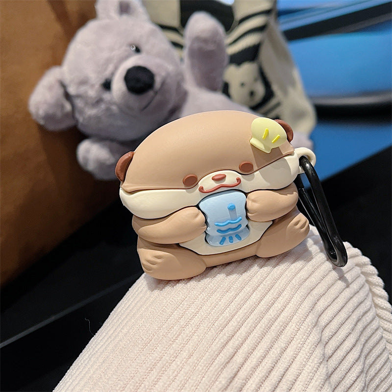 シェルカワウソシリコンケース【AirPods(エアーポッズ)】