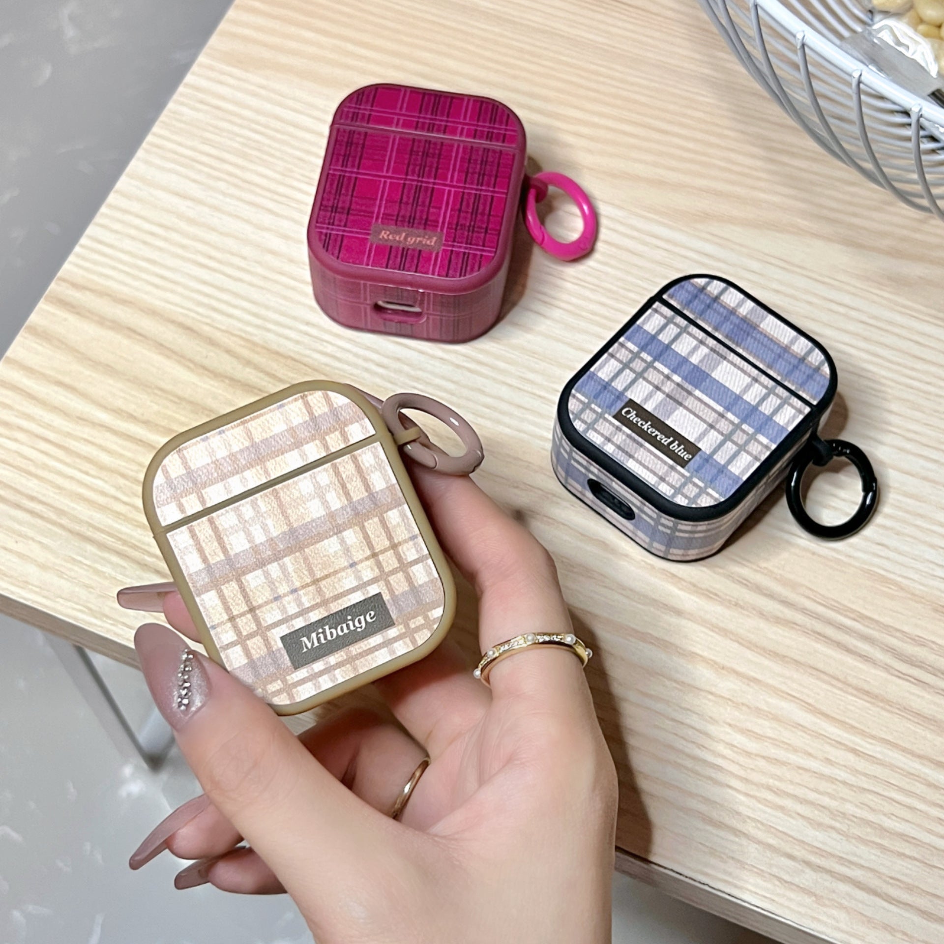 プレイドスタイルケース【AirPods(エアーポッズ)】